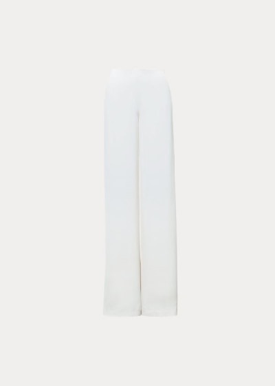 Pantalones Ralph Lauren Mujer Creme - Daria Crepe Marocain - JFVGP4582